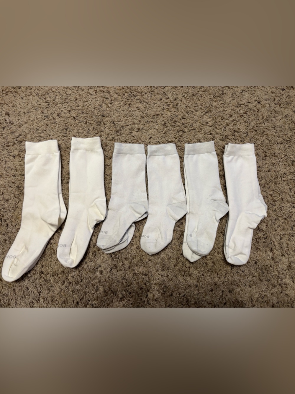 Youth Lightweight Crew Socks - Pack of 6